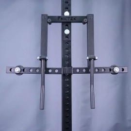 Power Rack Lateral Raise Attachment ,Gym Accessories Pec Fly / Lateral Raise ,Ideal for Chest and Shoulder WorkoutsColor: Black, Size: For 18mm uprights 50mm plate