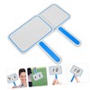 Operitacx Whiteboard Scoreboard Dry Erase Paddles 4pcs Small Boards for