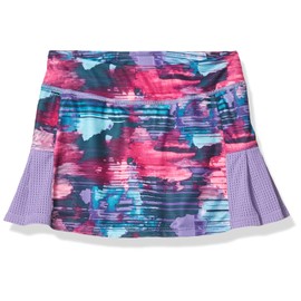 C9 Champion Falda de Rendimiento para niña, Digi Abstract Azul Marino, Medium