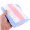 FRCOLOR 3Pcs Soft Cotton Washcloths Quick Drying Face Towels Striped