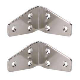 Marine Angle Bracket 90 Degree Brace Marine Stainless Steel 56mm x 25mm 2PK