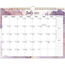 2025 2026 Calendar - 18 Monthly Wall Calendar 2025-2026 from July 2025 to December 2026, Calendar 2025 2026 with Julian Dates, 8.5'' x 11'', Holiday Marked, Premium Paper for Organizing