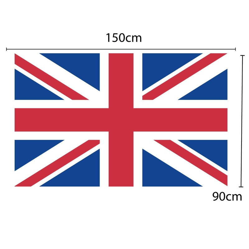 TRIXES Union Jack Flag Large Great Britain Flag 5ft x