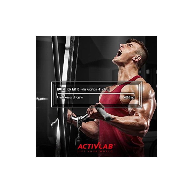 Activlab Creatine Tabs 300 Tablets 75 portions Pomegranate Creatine Monohydrate
