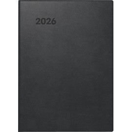 BRUNNEN Pocket Calendar Model 736 '26 | A6, Plastic, Black