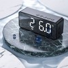 Mirror Alarm Clock Bluetooth Speaker Rechargeable Digital Alarm Clock Bluetooth
