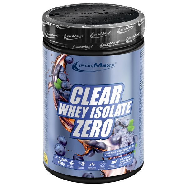 IronMaxx Clear Whey Isolate Zero - Blueberry Ice Tea 400