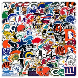 Lovezzr 115pcs Sports Stickers,New and Old Models Football Team Stickers,Waterproof Vinyl Stickers.