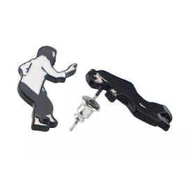 Pulp Fiction Dance John Travolta Uma Thurman Movie Stud Earrings Ear Rings