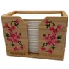 Hatschibox Flower Edition, Handkerchief Box - Stylish Tissue Box, Refillable