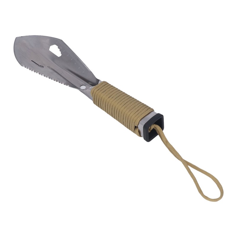Survival Digging Trowel Stainless Steel Anti Slip Handle Multifunctional Detecting