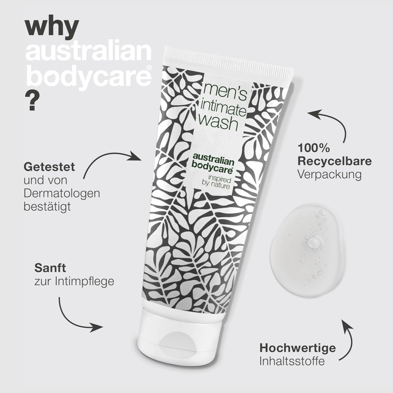 Intimate Wash Gel for Men Against Irritation, Itching and Odour