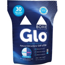 Boxie® Glo™ Natural Attractions™ 30 Day Odor Control Non-Clumping Cat Litter, 6lb Boxiecat Crystal Kitty Litter