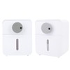 Waterproof WallMounted Toilet Roll Paper Rack Holder with Top Shelf