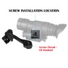 PAERKU PVS14 j-arm Night Vision Mount,Plastic J-Arm Night Vision NVG