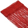 WedDecor Red String Curtains Glitter Fringe Panel Fly Screen Room