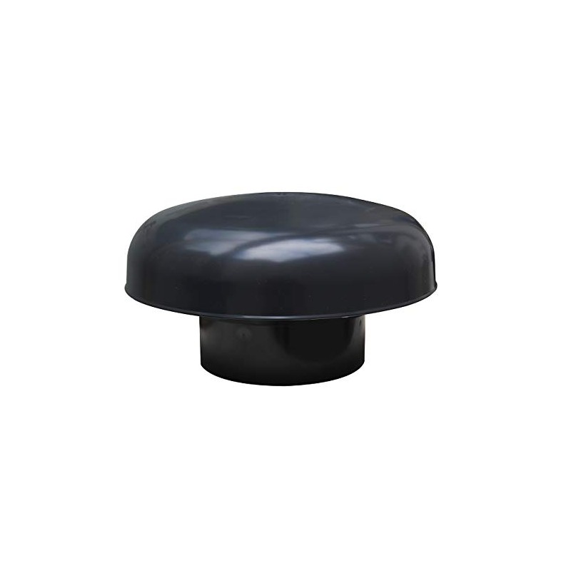 First Plast CDV160A Ventilation Cap Black Diameter 160mm