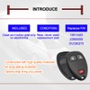 Key Fob Keyless Entry Remote Shell Case Compatible with Silverado