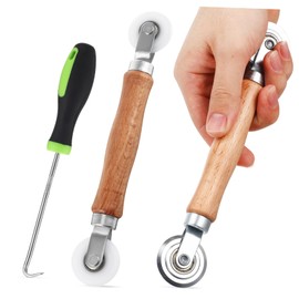 KONTONTY Professional Screen Roller Tool Kit Aluminum Alloy Material for Window Screen Repair and Installation