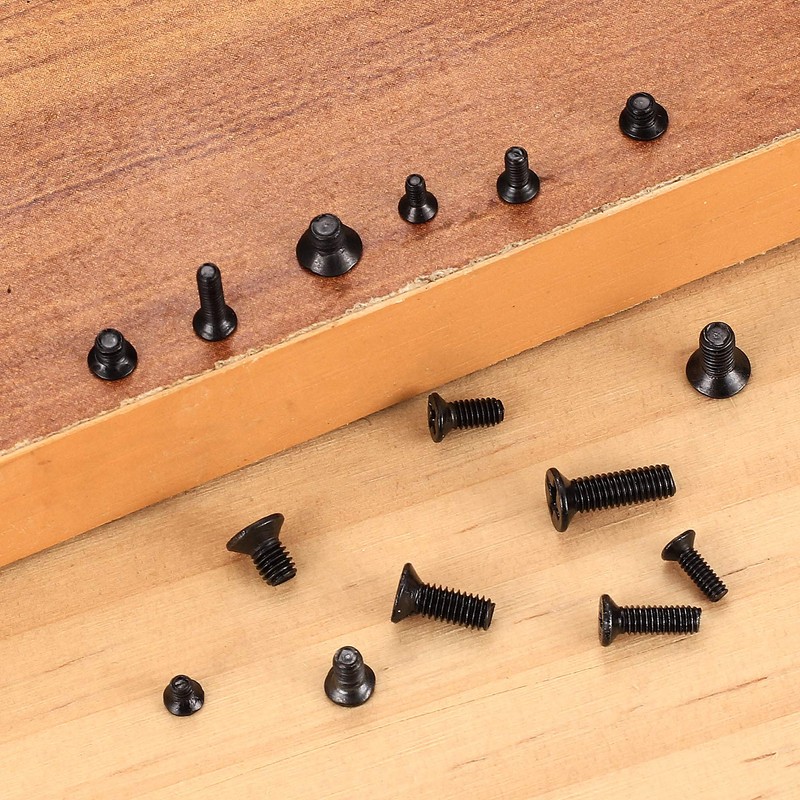 M2 M2.5 M3 Micro Assorted Screws, Self-Tapping Screw Set, Flat