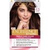 L 'Oréal Paris Excellence 4.15 Cool Chestnut Brown Pack of 3)
