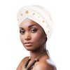 DRESHOW 1 Piece African Women's Turban Braid Headwear Headscarf Chemo