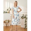GRACE KARIN Summer Midi Dress Wedding Guest Dress Women's V