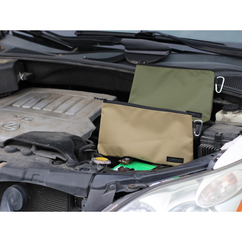 COREFLEX 2 Pack Premium Tool Pouch Zipper Bag with internal