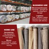 Carpet Storage Bag,Plastic Rug Storage Bag with Zip Tie,Rug Bags