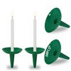 Candle Holder for Candlesticks - 50 Pcs Reusable Plastic Protector