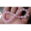 RAYON Rose Quartz bead bracelet MEN Stretch 8mm Round 8