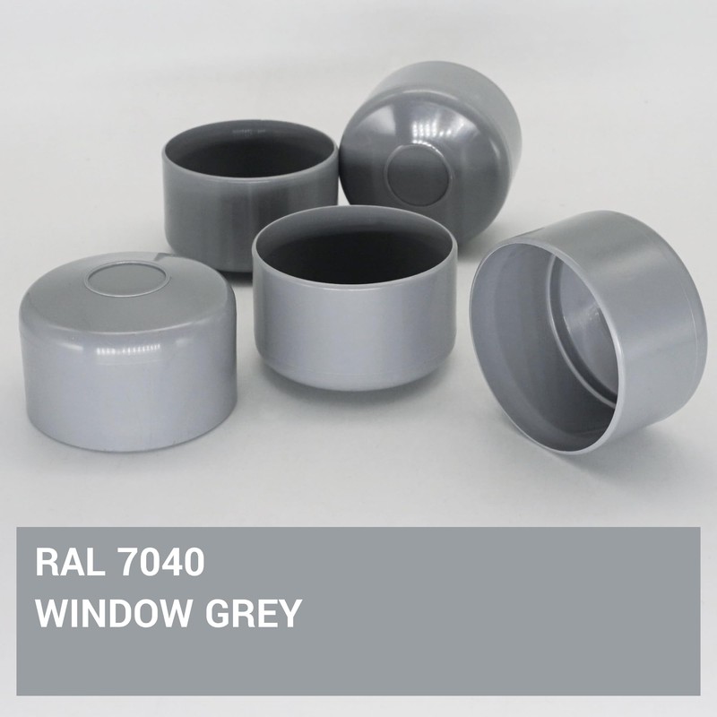 SKIR'CO Pack of 10 Fence Post Caps Round 51 mm