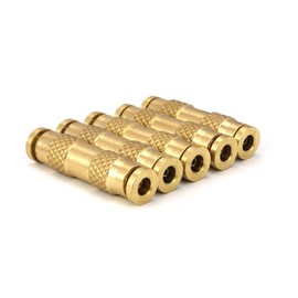 QWORK Push to Connect Fittings - 5/32" Tube, 10 Pack Air Hose Fittings for Pneumatic Lines