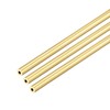 Ofowin [3 Pcs] Brass Round Tube 300mm Length 3.5mm OD