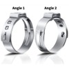 DMNI Stainless Steel Cinch Clamps Crimp Rings - 1/2" Inch