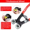 Glass Tile Nippers - Heavy Duty Wheeled Glass Mosaic Nipper