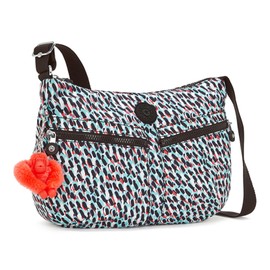 Kipling IZELLAH Medium crossbody, Abstract Print (White)