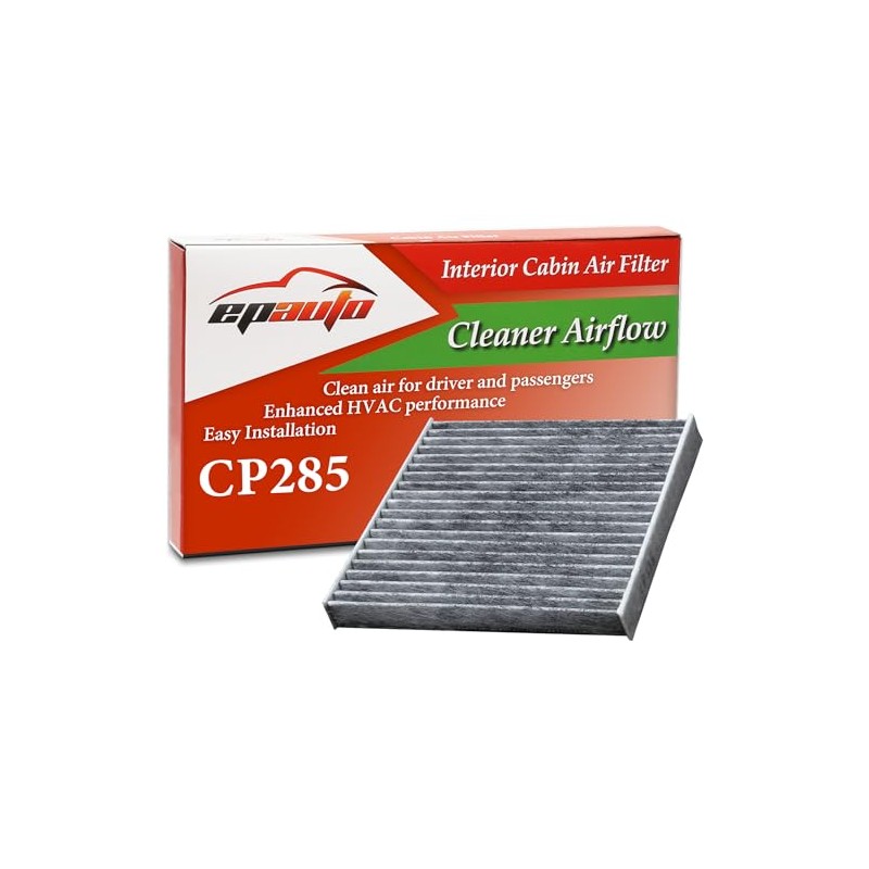 EPAuto CP285 (CF10285) Premium Cabin Air Filter includes Activated Carbon
