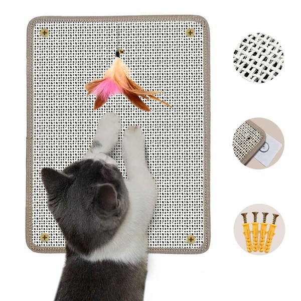 Deapher Cat Nail File Scratcher & Scratching Pad - Sisal