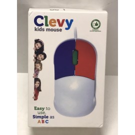 Clevy Kids Mouse - Colorful Ergonomic USB Computer and Laptop Kids Mouse