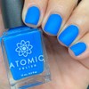 Pastel Neon Blue Nail Polish
