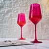 Hot Pink Wine Glasses | Set of 2 | Magenta