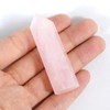 soulnioi Natural Crystal Wand Natural Gemstone Hexagonal Point Wand 5-6cm