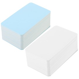 OHPHCALL 200sheets Blank Cards for Projects Note Cards for Studying and Crafts for Students Teachers and Office Use
