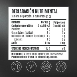 Birdman Creatina Monohidratada En Polvo de Alta Pureza | 90 servicios | 450g | Sabor Natural