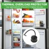 safycaby 2 PCS Refrigerator Thermal Overload Protector 1/6 HP (125W)