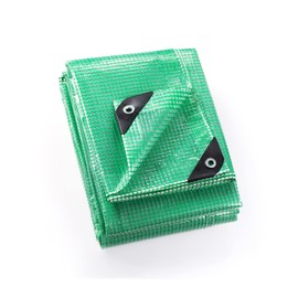 GUARD SHIELD Clear Green Tarp Heavy Duty 16x20 Feet Waterproof for Greenhouse Outdoor Garden Poly Cover UV Resistant 3x3 Weave 10mil