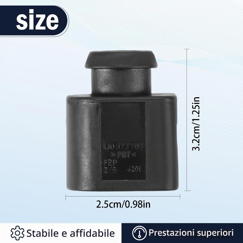 Fraylis 3D0973703 Connettori per sensori auto femmina a 3 pin