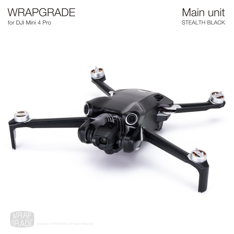 WRAPGRADE Skin Stickers Compatible with DJI Mini 4 Pro |