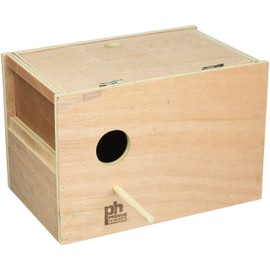 Prevue Pet Products BPV1105 Outside Mount Nest Box for Parakeet, Medium